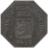 Германия. Фленсбург. 10 пфеннигов 1917 год. Нотгельд. 