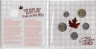  Канада. Набор монет 2019 год. Канада 2019. (5 штук, в буклете с конвертом) 
