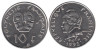  Французская Полинезия. 10 франков 1992 год. Божество Тики. 