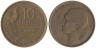 Франция. 10 франков 1951 год. Тип Жиро. Галльский петух. 