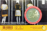  Бельгия. 2 евро 2023 год. 75 лет избирательному праву женщин в Бельгии. (в открытке, c надписью Belgien) 