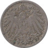  Германская империя. 5 пфеннигов 1900 год. (J) 