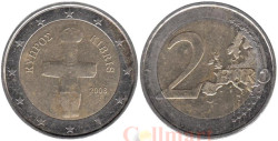 Кипр. 2 евро 2008 год. Помосский идол.