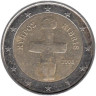  Кипр. 2 евро 2008 год. Помосский идол. 
