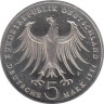  Германия (ФРГ). 5 марок 1984 год. Феликс Мендельсон. (J) 