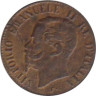  Италия. 1 чентезимо 1867 год. Король Виктор Эммануил II. (M) 