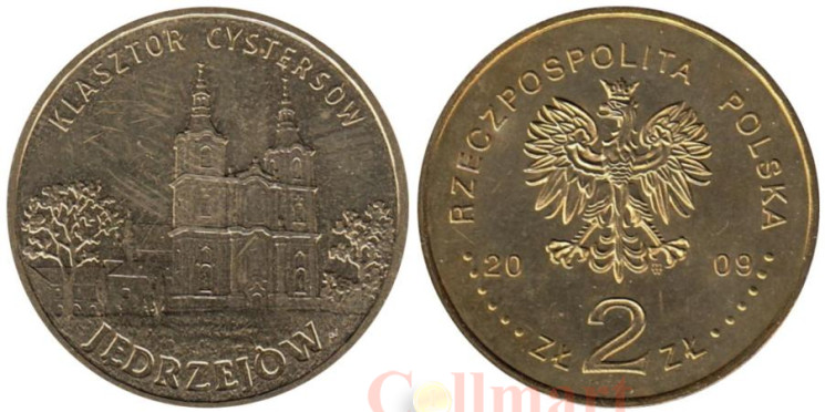  Польша. 2 злотых 2009 год. Енджеюв. 