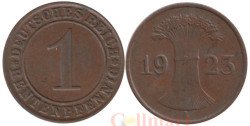 Веймарская республика. 1 рентенпфенниг 1923 год. (A)