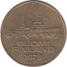  Финляндия. 5 марок 1973 год. Ледокол Варма. 