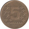  Финляндия. 5 марок 1973 год. Ледокол Варма. 