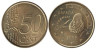  Испания. 50 евроцентов 2009 год. Мигель де Сервантес. 