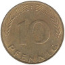  ФРГ. 10 пфеннигов 1973 год. (F) 