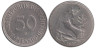  ФРГ. 50 пфеннигов 1972 год. (D) 