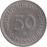  ФРГ. 50 пфеннигов 1972 год. (D) 