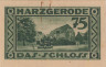  Бона. Германия. Харцгероде 75 пфеннигов 1921 год. (вариант 1) Нотгельд. (VF) 