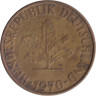  ФРГ. 10 пфеннигов 1970 год. (F) 