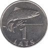  Латвия. 1 лат 2008 год. Лосось. 