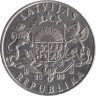  Латвия. 1 лат 2008 год. Лосось. 