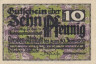  Бона. Германия. Дрезден - Альтштадт 10 пфеннигов 1920 год. Нотгельд. (XF) 