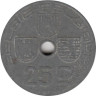  Бельгия. 25 сантимов 1942 год. BELGIE - BELGIQUE 