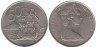  Новая Зеландия. 50 центов 1967 год. Парусник Индевор. 