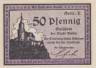 Бона. Германия. Вайда 50 пфеннигов без года. Нотгельд. (XF) 