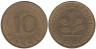  ФРГ. 10 пфеннигов 1994 год. (J) 