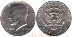 США. 1/2 доллара (50 центов) 1974 год. Джон Кеннеди. (без отметки монетного двора)