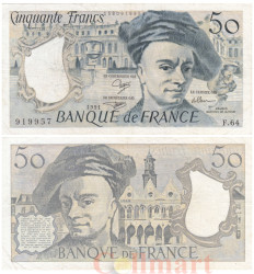 Бона. Франция 50 франков 1991 год. Морис Кантен де Латур. (F-VF)