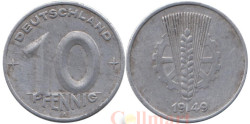 ГДР. 10 пфеннигов 1949 год.