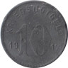  Германия. Шпайер. 10 пфеннигов 1917 год. Герб. (нотгельд) 