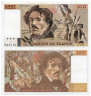  Бона. Франция 100 франков 1989 год. Эжен Делакруа. (VF) 