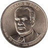  США. 1 доллар 2016 год. 38-й президент Джеральд Форд (1974–1977). (D) 