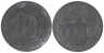  Германия. Эттинген-ин-Байерн. 10 пфеннигов 1917 год. Герб. (нотгельд) 