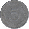  Германия - Третий рейх. 5 рейхспфеннигов 1941 год. (B) 