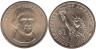  США. 1 доллар 2007 год. 3-й Президент США - Томас Джеферсон (1801-1809). (P) 