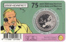  Бельгия. 5 евро 2021 год. 75 лет комиксу "Блейк и Мортимер". 