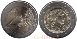 Латвия. 2 евро 2014 год.
