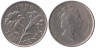 Бермудские острова. 10 центов 1996 год. Бермудская лилия. 