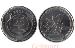 Синт-Мартен. 25 центов 2025 год.