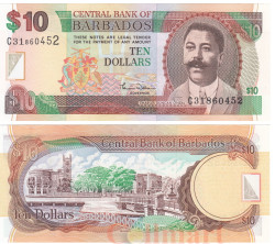 Бона. Барбадос 10 долларов 2000 год. Чарльз Дункан О'Нил. (Пресс)