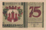  Бона. Германия. Харцгероде 75 пфеннигов 1921 год. (вариант 2) Нотгельд. (XF) 