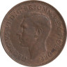  Великобритания. 1 фартинг 1951 год. Крапивник. 