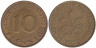  ФРГ. 10 пфеннигов 1972 год. (F) 