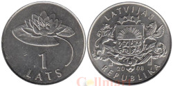 Латвия. 1 лат 2008 год. Лилия.