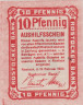  Бона. Германия. Росток 10 пфеннигов 1920 год. Нотгельд. (XF) 