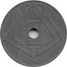  Бельгия. 25 сантимов 1943 год. BELGIE - BELGIQUE 