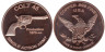  США. Унция меди. Кольт-45. 