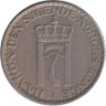  Норвегия. 1 крона 1953 год. 