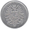  Германская империя. 1 пфенниг 1917 год. (A) 